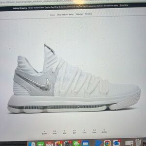 Nike KD 10 size 9 color still KD